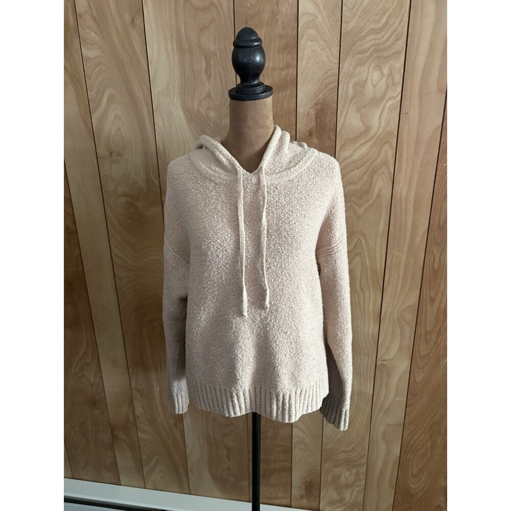 Club‎ Monaco Women’s fuzzy knit Wool Blend hoodie Size XS